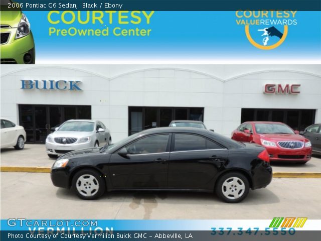 2006 Pontiac G6 Sedan in Black