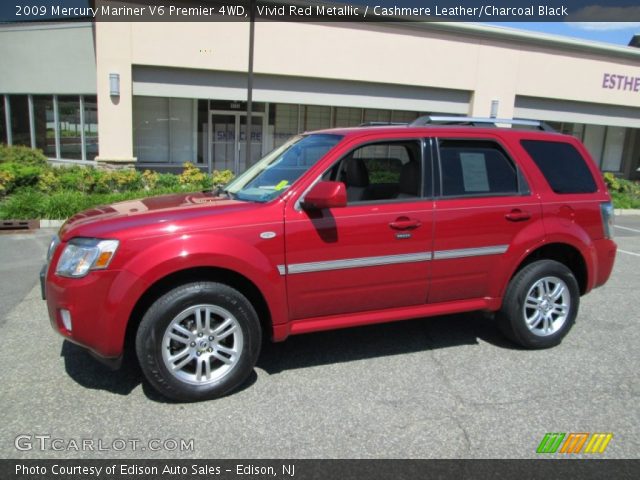 2009 Mercury Mariner V6 Premier 4WD in Vivid Red Metallic