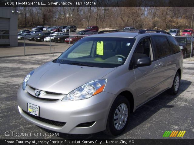 2008 Toyota Sienna LE in Silver Shadow Pearl