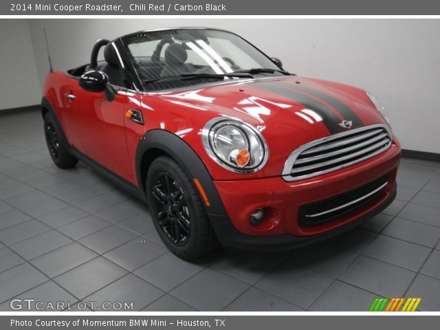 2014 Mini Cooper Roadster in Chili Red