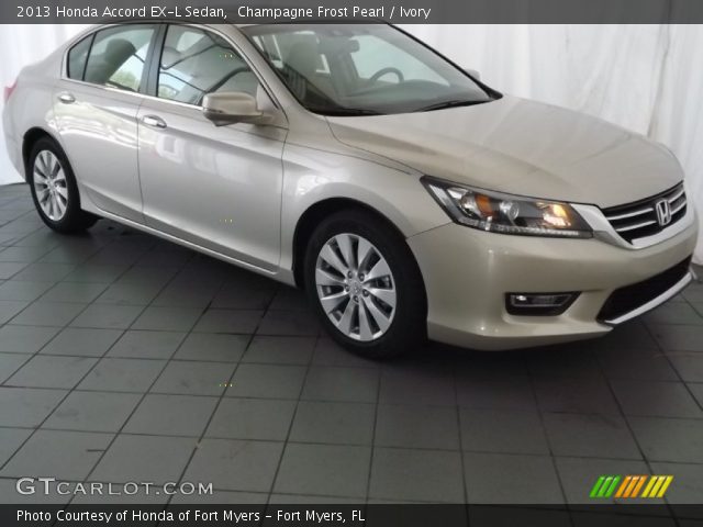 2013 Honda Accord EX-L Sedan in Champagne Frost Pearl