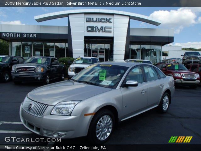 2008 Mercury Sable AWD Sedan in Silver Birch Metallic