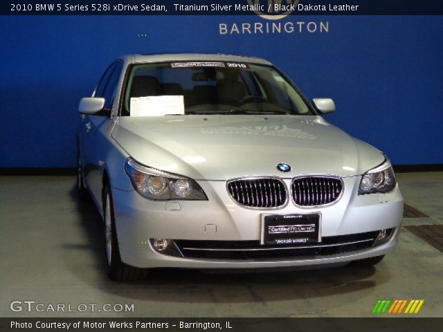 2010 BMW 5 Series 528i xDrive Sedan in Titanium Silver Metallic