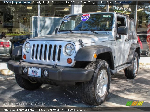 2009 Jeep Wrangler X 4x4 in Bright Silver Metallic