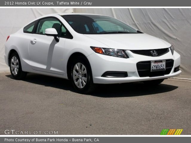 2012 Honda Civic LX Coupe in Taffeta White