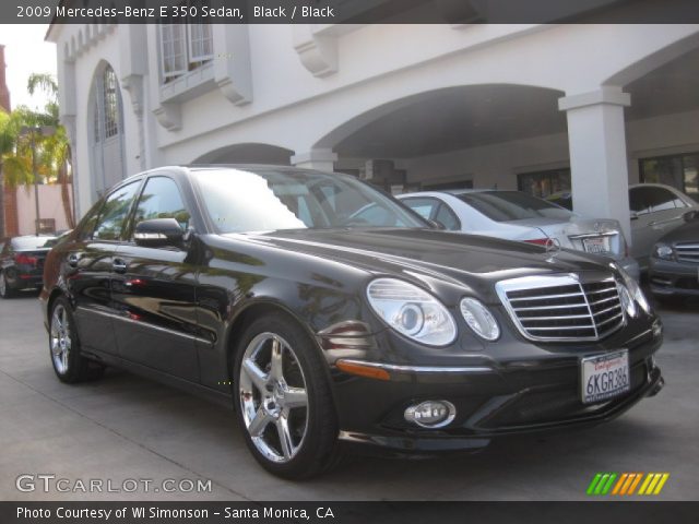 2009 Mercedes-Benz E 350 Sedan in Black