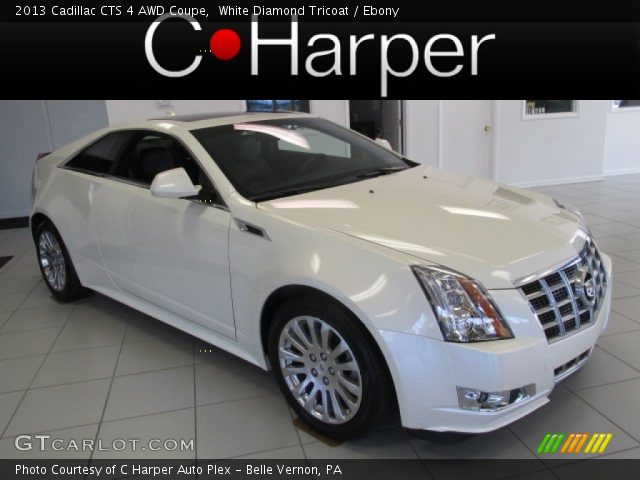 2013 Cadillac CTS 4 AWD Coupe in White Diamond Tricoat