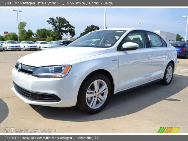 2013 Volkswagen Jetta Hybrid SEL in Oryx White