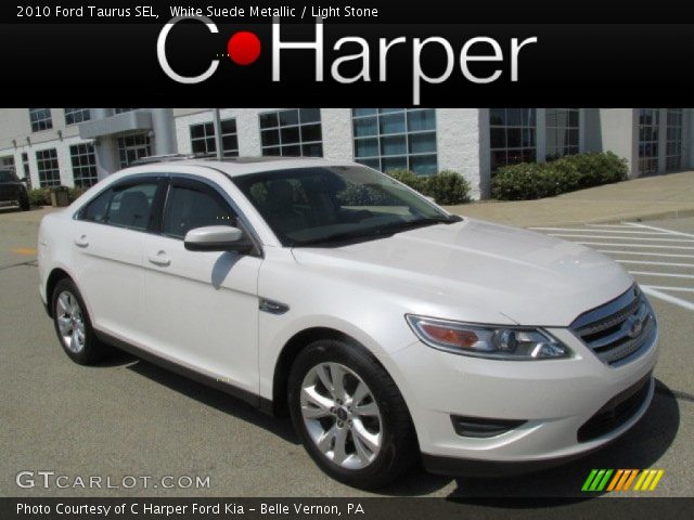 2010 Ford Taurus SEL in White Suede Metallic