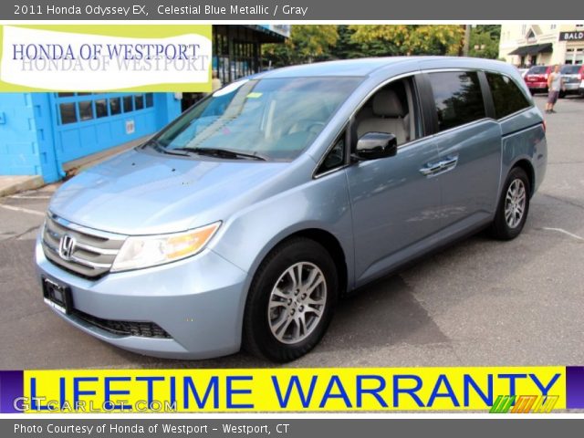 2011 Honda Odyssey EX in Celestial Blue Metallic