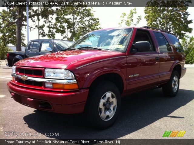 2004 Chevrolet Blazer LS 4x4 in Dark Cherry Red Metallic
