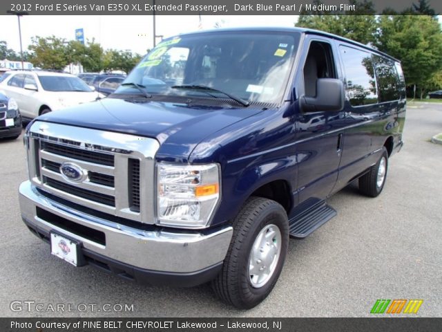 2012 Ford E Series Van E350 XL Extended Passenger in Dark Blue Pearl