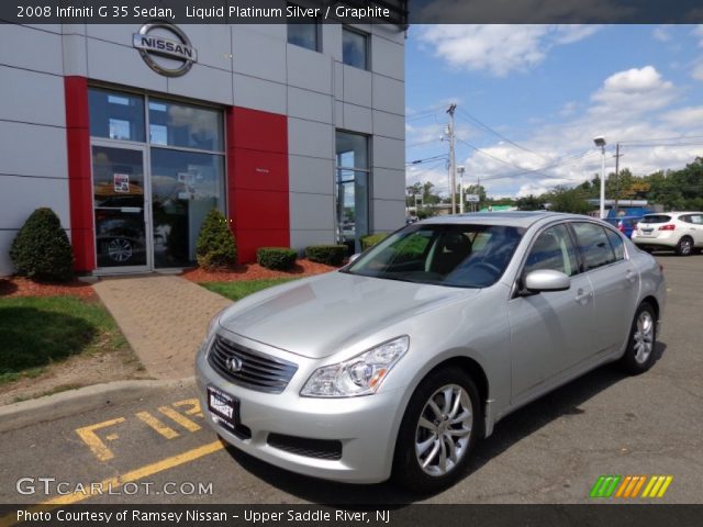 2008 Infiniti G 35 Sedan in Liquid Platinum Silver