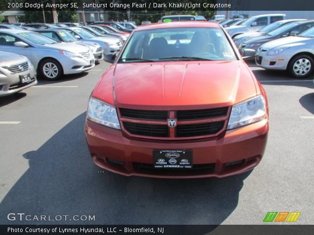 2008 Dodge Avenger SE in Sunburst Orange Pearl