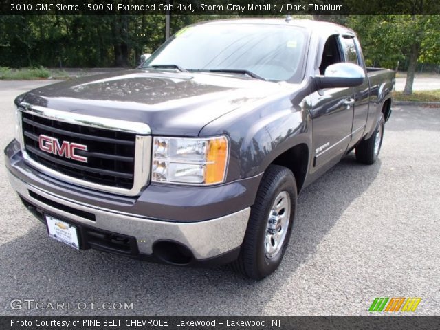 2010 GMC Sierra 1500 SL Extended Cab 4x4 in Storm Gray Metallic