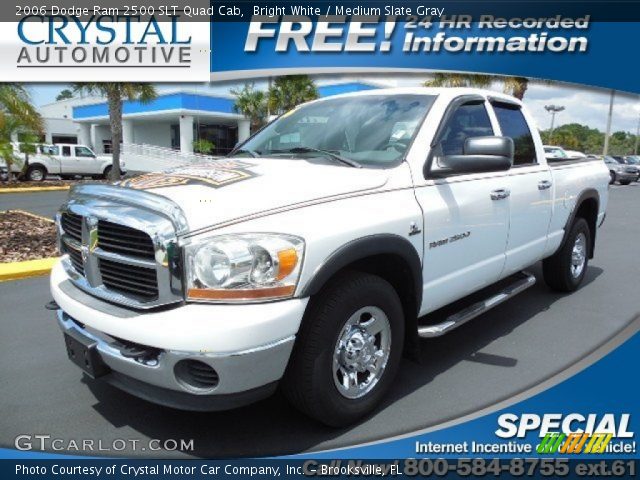 2006 Dodge Ram 2500 SLT Quad Cab in Bright White