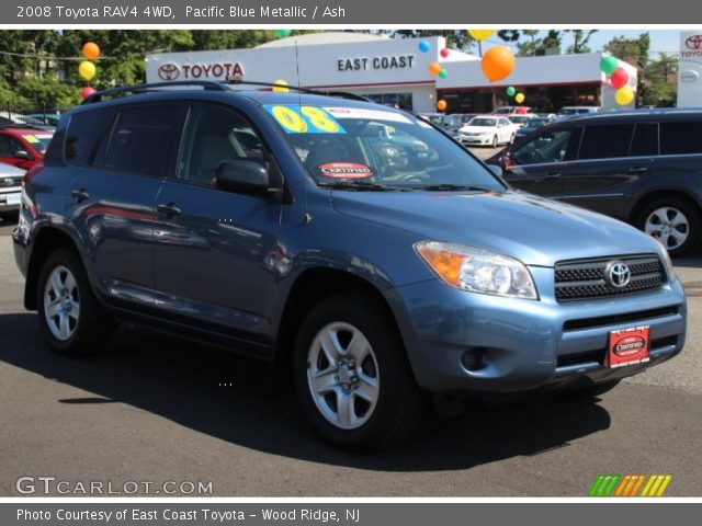 2008 Toyota RAV4 4WD in Pacific Blue Metallic