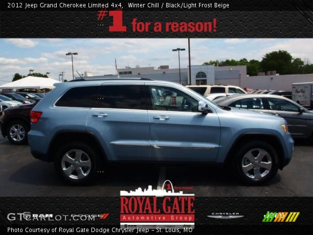 2012 Jeep Grand Cherokee Limited 4x4 in Winter Chill