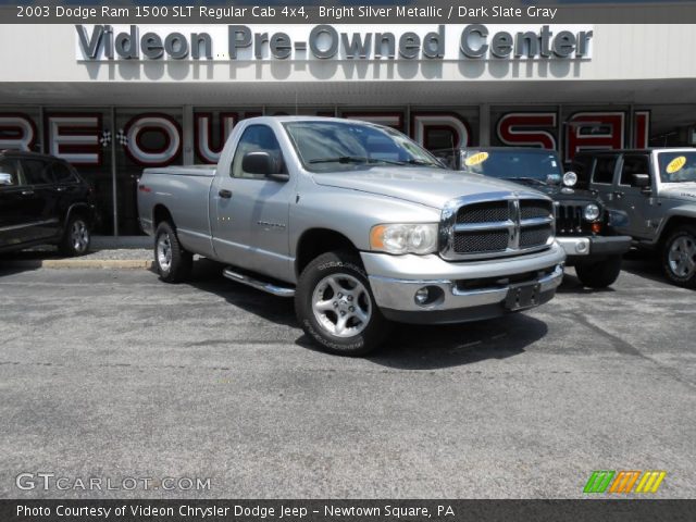 2003 Dodge Ram 1500 SLT Regular Cab 4x4 in Bright Silver Metallic