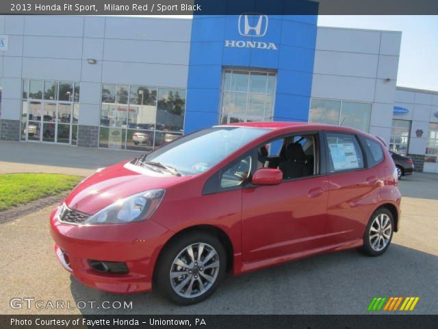 2013 Honda Fit Sport in Milano Red