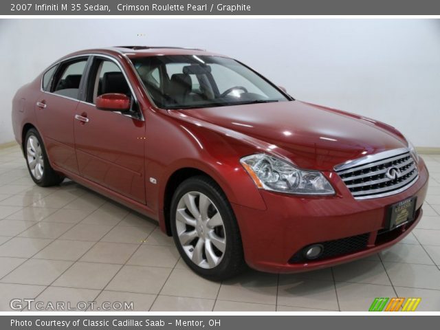 2007 Infiniti M 35 Sedan in Crimson Roulette Pearl