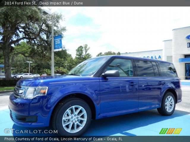 2014 Ford Flex SE in Deep Impact Blue