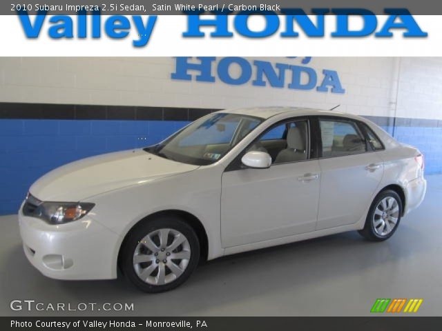 2010 Subaru Impreza 2.5i Sedan in Satin White Pearl