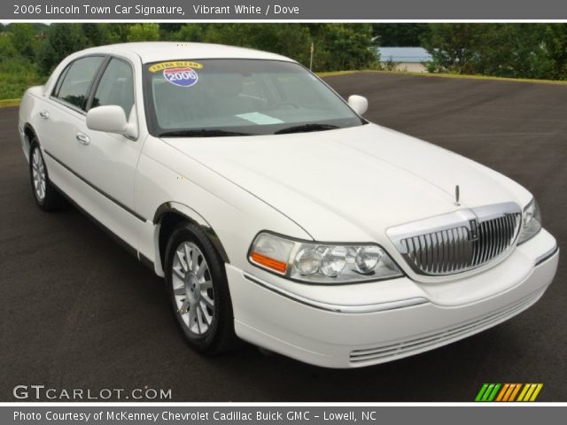 2006 Lincoln Town Car Signature in Vibrant White