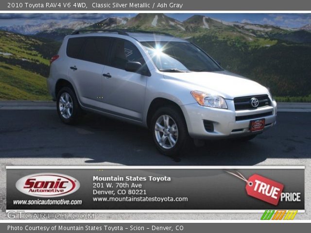 2010 Toyota RAV4 V6 4WD in Classic Silver Metallic