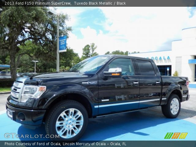 2013 Ford F150 Platinum SuperCrew in Tuxedo Black Metallic