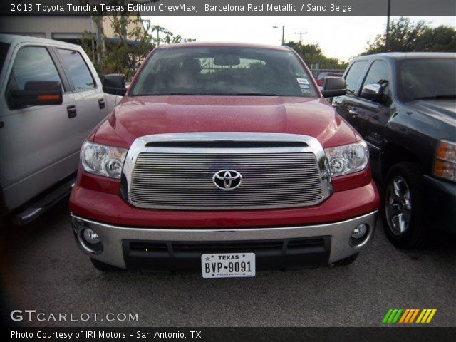 2013 Toyota Tundra Texas Edition CrewMax in Barcelona Red Metallic