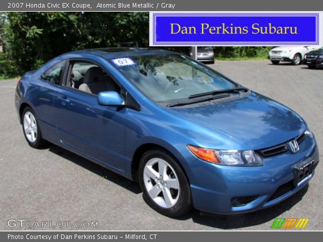 2007 Honda civic atomic blue metallic #7