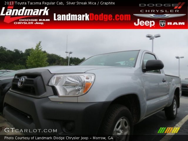 2013 Toyota Tacoma Regular Cab in Silver Streak Mica