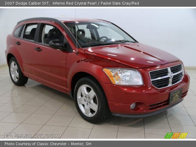 2007 Dodge Caliber SXT in Inferno Red Crystal Pearl