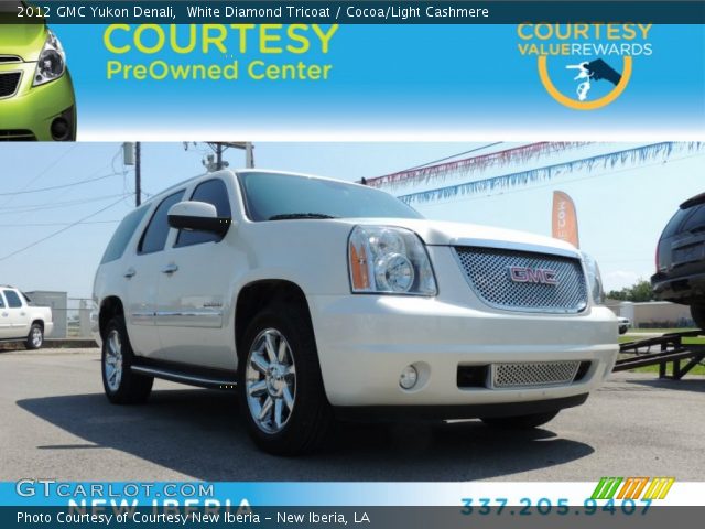 2012 GMC Yukon Denali in White Diamond Tricoat