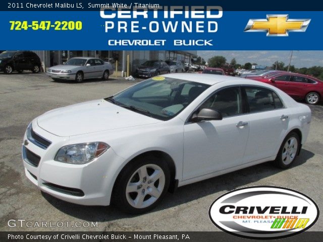 2011 Chevrolet Malibu LS in Summit White