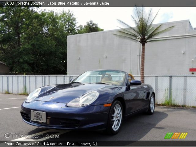 2003 Porsche Boxster  in Lapis Blue Metallic