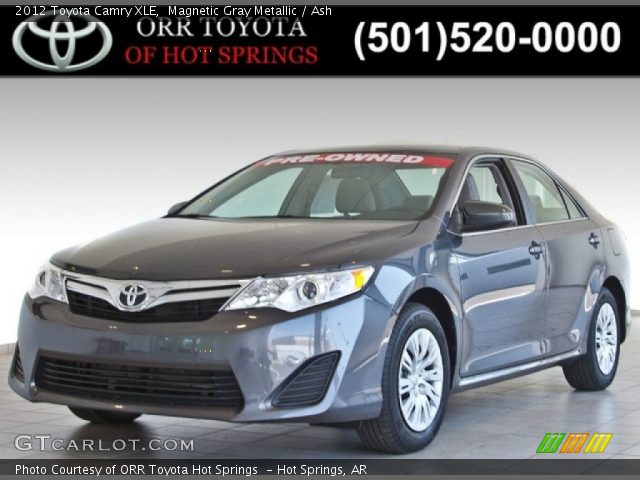 2012 Toyota Camry XLE in Magnetic Gray Metallic
