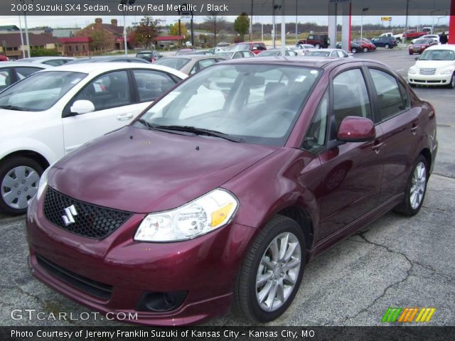 2008 Suzuki SX4 Sedan in Cherry Red Metallic