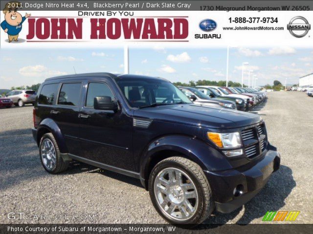 2011 Dodge Nitro Heat 4x4 in Blackberry Pearl