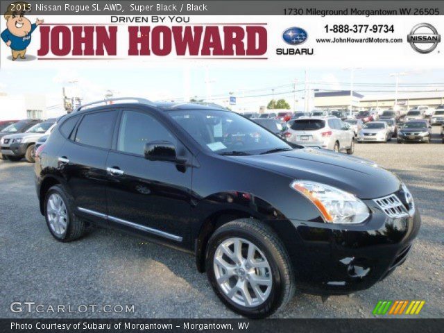 2013 Nissan Rogue SL AWD in Super Black