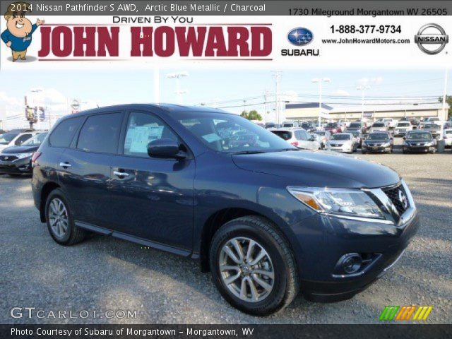 2014 Nissan Pathfinder S AWD in Arctic Blue Metallic