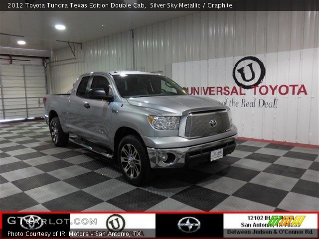 2012 Toyota Tundra Texas Edition Double Cab in Silver Sky Metallic