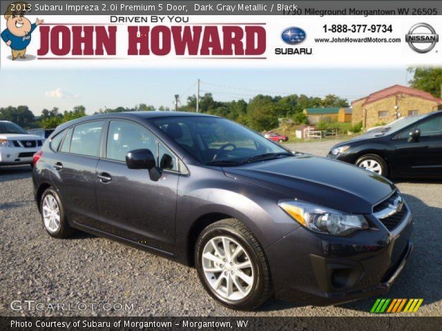 2013 Subaru Impreza 2.0i Premium 5 Door in Dark Gray Metallic