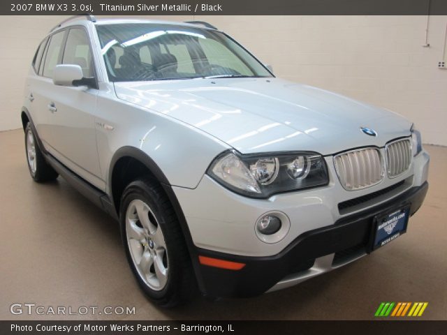 2007 BMW X3 3.0si in Titanium Silver Metallic