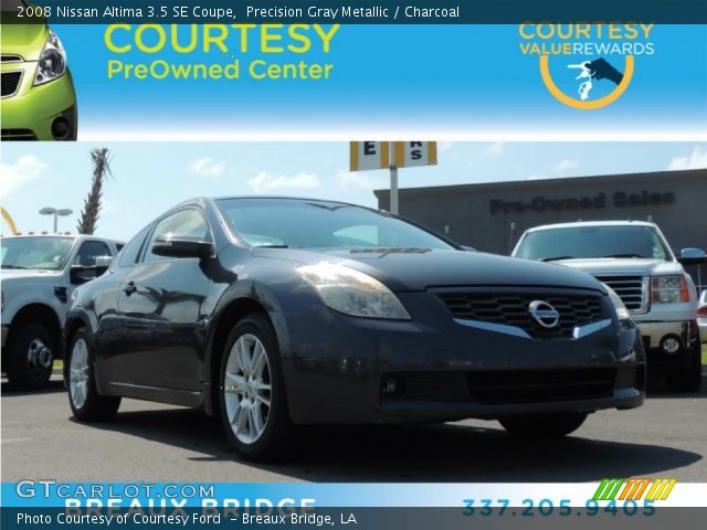 2008 Nissan Altima 3.5 SE Coupe in Precision Gray Metallic