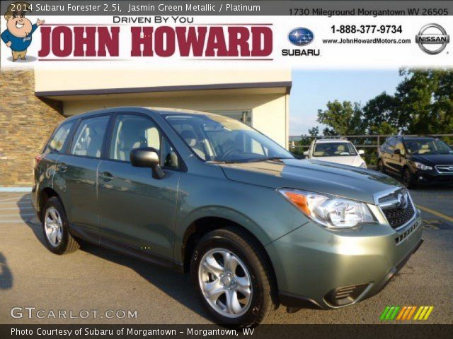 2014 Subaru Forester 2.5i in Jasmin Green Metallic
