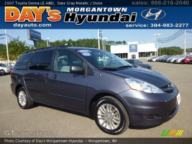 2007 Toyota Sienna LE AWD in Slate Gray Metallic