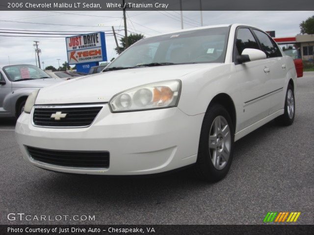 2006 Chevrolet Malibu LT Sedan in White