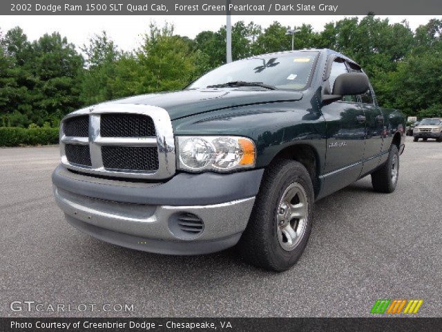 2002 Dodge Ram 1500 SLT Quad Cab in Forest Green Pearlcoat